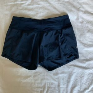 Navy blue Lululemon shorts